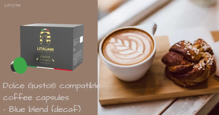 dolce gusto® compatible coffee capsules – blue blend (decaf) 50 pz